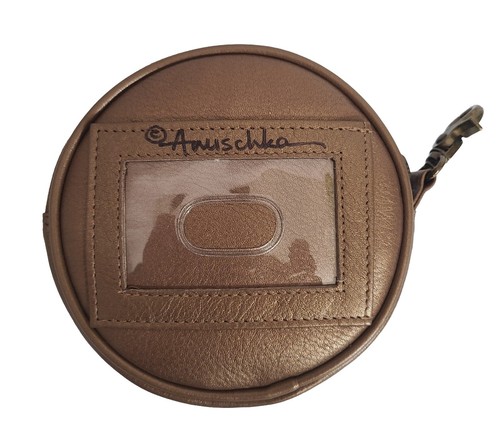 Anuschka Hand-Painted Leather Zip-Top Coin Pouch-Magnolia Garden-NWOT - Picture 3 of 4