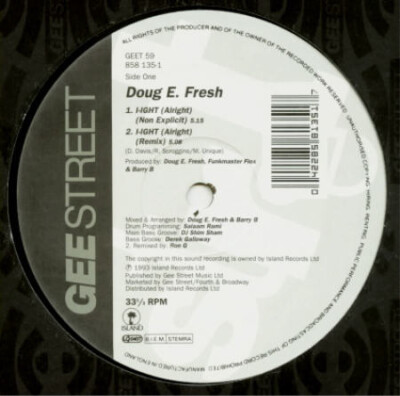 Doug E. Fresh - I-Ight (Alright) (12'')