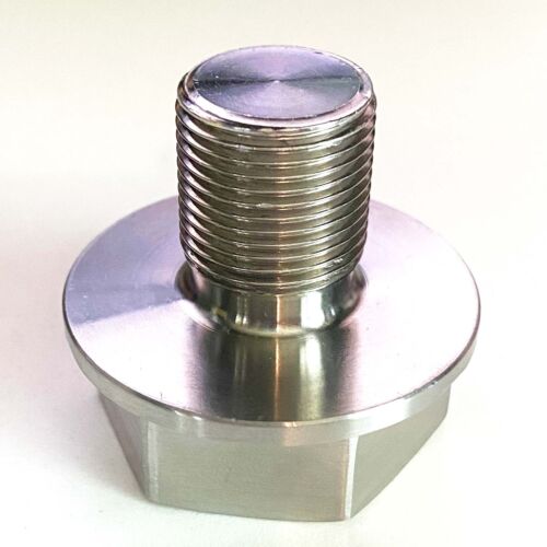 VW Crankshaft Pulley Bolt 36mm, Stainless Steel, Broached 1200-1600cc Upright - Picture 5 of 7