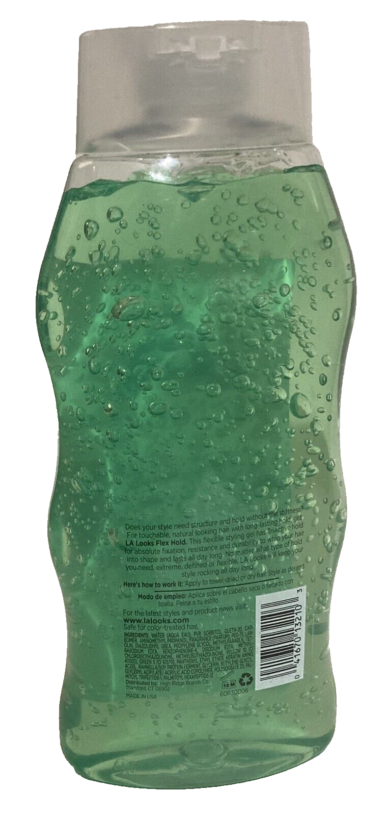 LA Looks Flex Hold Hair Gel Level 8 Alcohol Free Hair Gel 20 Oz Lot of