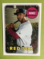 Eduardo Nunez 2018 Topps Heritage High Magenta Back SSP /10 Red Sox #519 Rare
