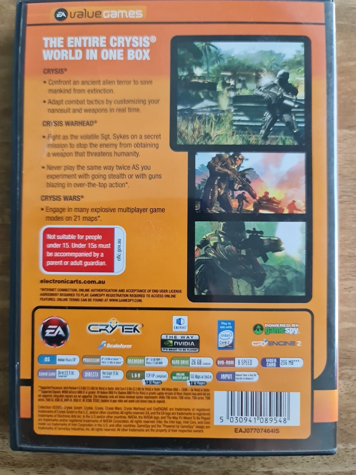 Crysis Maximum Edition (Crysis + Crysis Warhead + Crysis Wars) PC/DVD