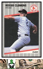 1989 Fleer #85 Roger Clemens - Boston Red Sox