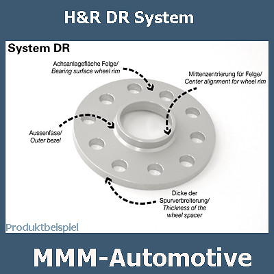 H&R SV DR 40mm BMW 3 Series E90/E91/E92/E93 390L/392C 4075725 Wheel Spacers