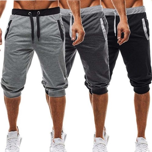 Men's 3/4 Knee Joggers Short Loose 