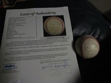 1968 Cincinnati Reds Signed Baseball JSA Certified Rose Cloninger Heims Nolan