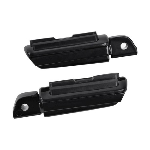 Black Rear Passenger Foot Pegs Mount Fit For Harley Softail Street Bob 2018-2024 - Picture 7 of 10