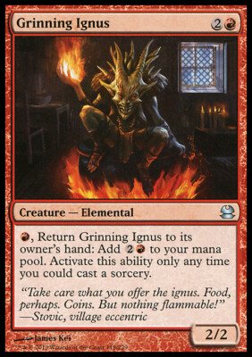 grinning ignus Images High Quality Grahic MTG Magic the Gathering Grinning Ignus (118/245) Modern Masters NM | eBay