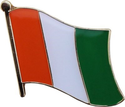 IVORY COAST LAPEL FLAG PIN  - NEW
