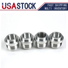 An16, 16 An Male Billet 6061t6 Aluminum Weld On Fitting Bung Qty:4