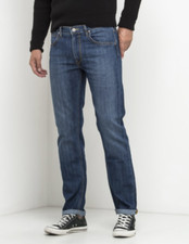 Lee jeans mens Daren slim straight jeans 'True Blue' FACTORY SECONDS  L145