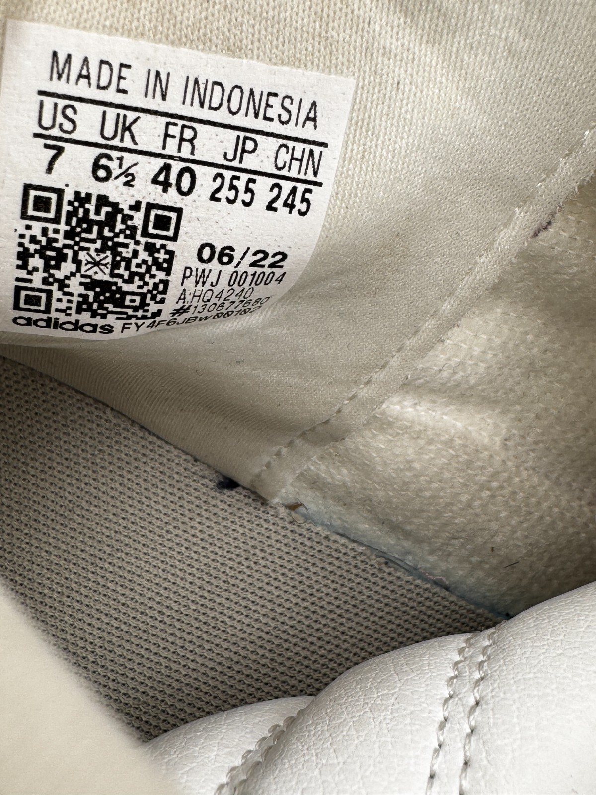 Adidas Postmove Mid Men's Sneakers Size 7 White Blush Leather Shoes HQ4240 thumbnail 9