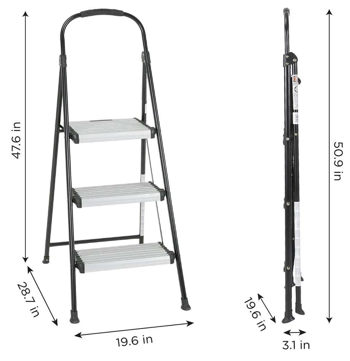 Cosco 3 wide step folding step stool deals