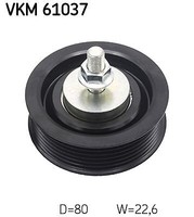 SKF VKM 61037 Umlenk-/FüHrungsrolle, Keilrippenriemen FüR Toyota