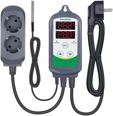 Digital Temperaturregler Thermostate Temperaturschalter Heizen Kühlen 220V Temp