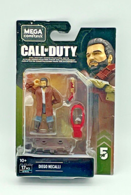 Mega Construx Call of Duty:17 pcs - Series 5 DIEGO NECALLI Figure GFW75 NEW