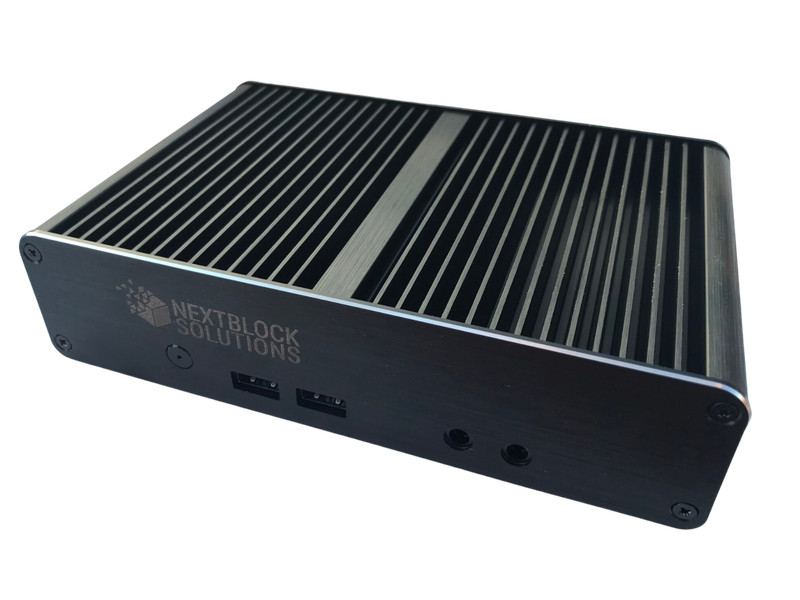 NextBlock Ethereum Node Aries 16G2TL-US (16 GB RAM, 2 TB SSD, Fanless case)