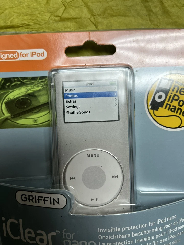 Lote de (16) Funda Griffin iClear para iPod Nano 2G Nueva Precintada Paquete Protección Foto 3 de 4