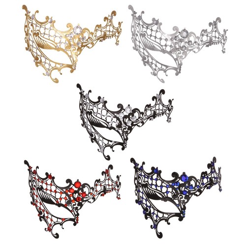 Masque De Déguisement Halloween Noir SAVITA - Tissu Composite PVC, Longueur 91.3cm - Pour Cosplay, Mascarade, Soirée à Thème