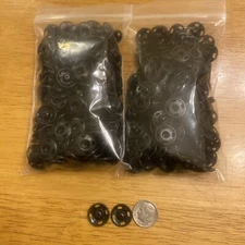 288 PRYM Sew On Snaps Hand- Sewn Bag Buttons Button Metal Snaps Fasteners Black