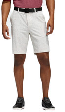 adidasGolf Shorts Mens 34 Ultimate 365 Silicone Waistband Brown Allover Print