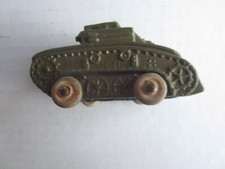 Barclay Lead Green 2 1/2 Inch Military Tank