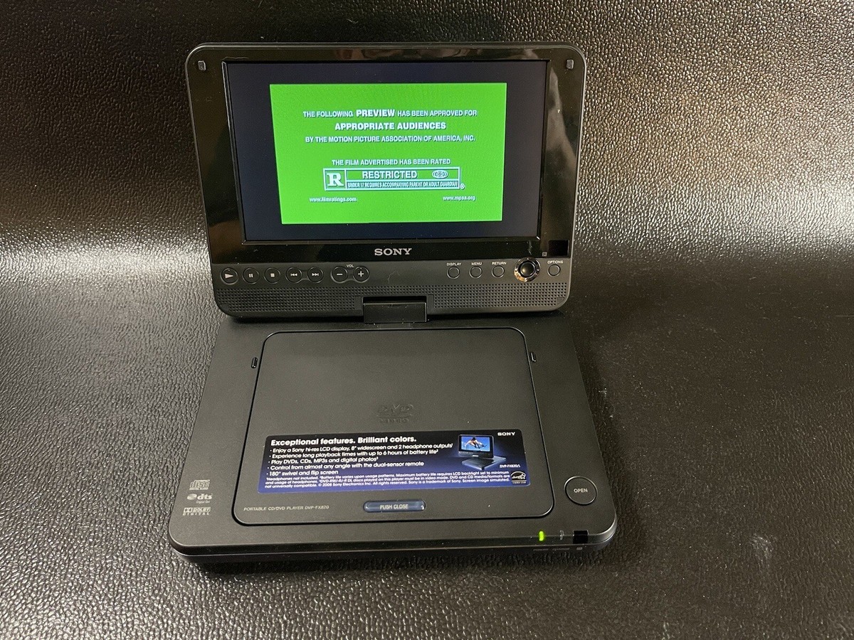 Sony Portable DVD Player DVP-FX820 8