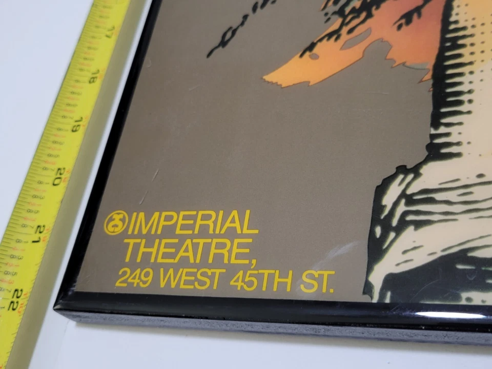 Vtg Broadway LES MISERABLES Laminated Wood Art Show Card By Gallery 92 - Image 4 of 4