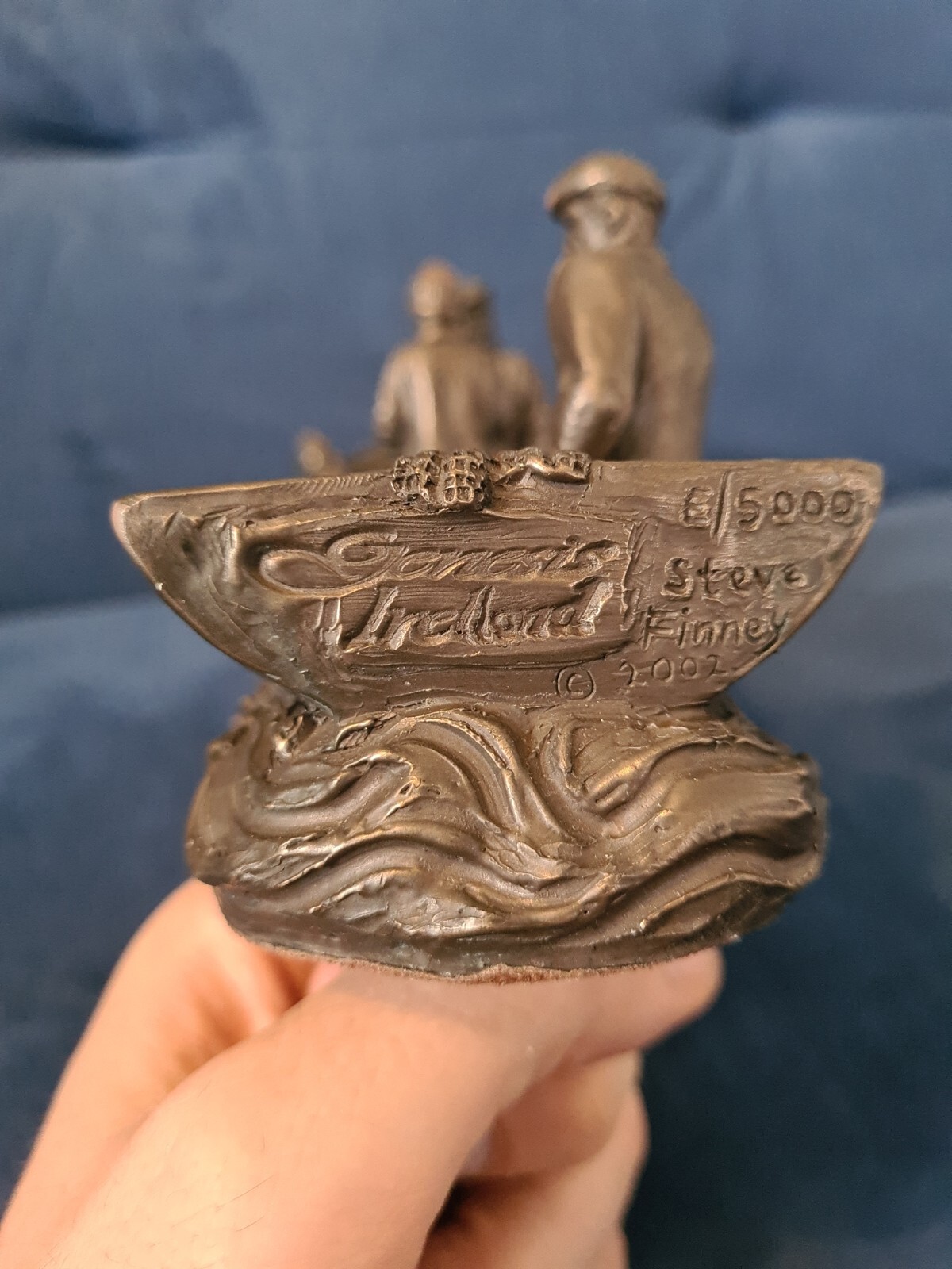 genesis bronze Curragh fishing boat 11 inch mullingar Ireland Steve