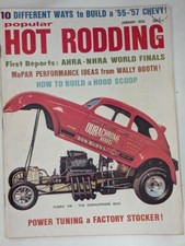 Popular Hot Rodding Magazine January  1970