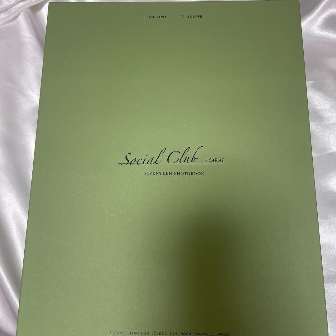 SEVENTEEN Official Photo Book SOCIAL CLUB: CARAT 01 Da Capo SEVENTEEN Official Photo Book SOCIAL CLUB: CARAT 01 Da Capo