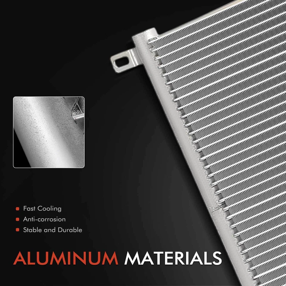 A/C Condenser w/ Bracket for Buick Riviera Olds Aurora 1995 1996 1997 1998 1999 - Image 2 of 4