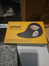 Audien ATOM Rechargeable Hearing Amplifier to Aid Assist OTC Hearing Charger