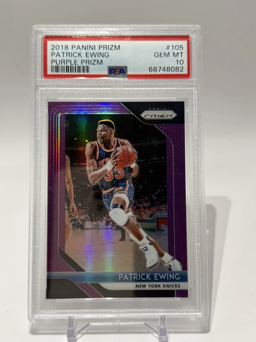 Panini Patrick Ewing Basketball Serial Numbered Sports Trading