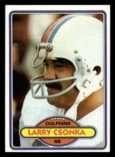 1980 Topps #485 Larry Csonka