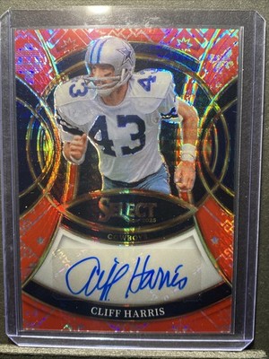 2025 Panini Select - Signatures Cliff Harris #SP-CHS Lucky Envelope Prizm /8