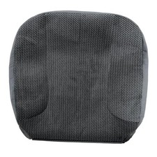 Driver Lean Back Cloth Seat Cover, Top Lean Dark Back Gray Cloth Cover