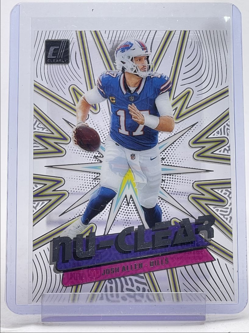 JOSH ALLEN 2023 CLEARLY DONRUSS NU-CLEAR CASE HIT SP BILLS #4 Q3312