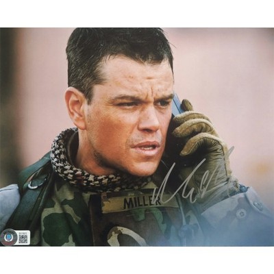 Matt Damon signiertes Green Zone 20 x 25cm Foto Autogramm Beckett BAS COA