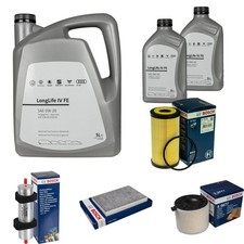 BOSCH Inspektionspaket 7L VW LongLife IV FE 0W-20 für Audi A5 Sportback F5A 3.0