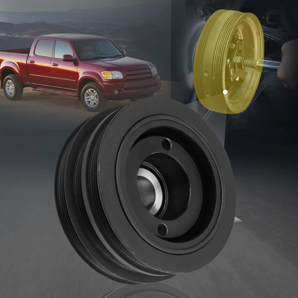 For Toyota 4Runner T100 Tacoma Tundra V6 3.4L 1996-2002 Engine Harmonic Balancer Foto 4 de 4