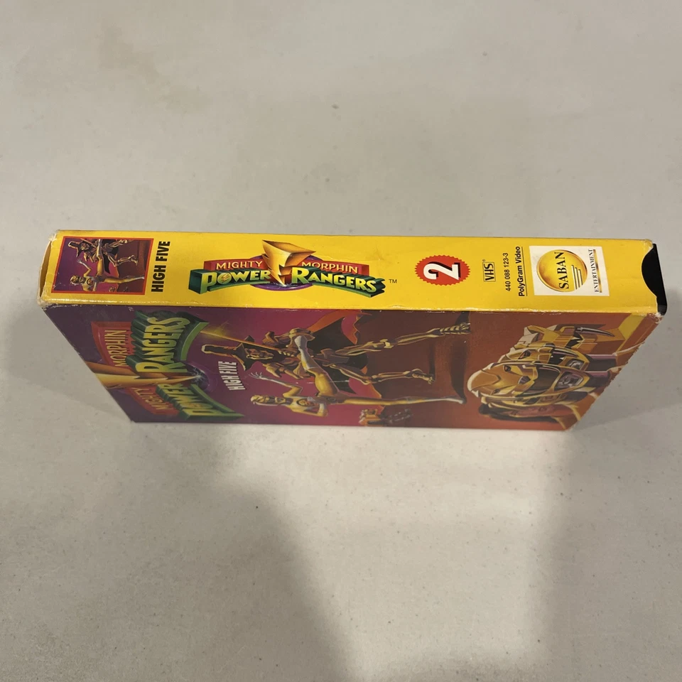 Mighty Morphin Power Rangers: High Five VHS  Rare Its Morphin Time Saban - Image 4 of 4
