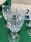 6 Waterford Colleen Sherry Glasses vintage Short Stem With Original Box