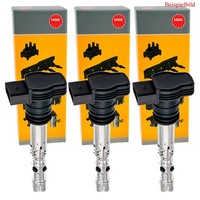 3X NGK ZüNdspulen FüR Opel Crossland X 75 1.2 Grandland Peugeot 2008 I Cu_ 3008