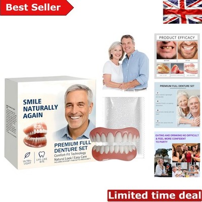 Whitening Silikon Zahnersatz Vollmund Reline Kit für natürliche Lächeln Verbesserung