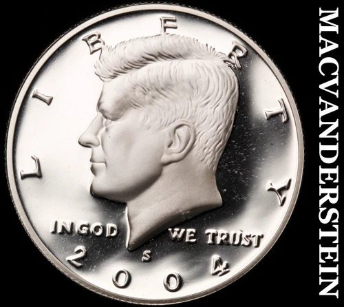 2004-S Silver Kennedy Half Dollar - Choice Gem Proof  Lustrous  #i1879
