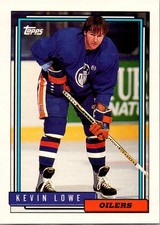 1992-93 Topps #290 Kevin Lowe Edmonton Oilers