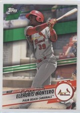 2019 Topps Pro Debut MLB Leaps and Bounds Green 24/99 Elehuris Montero 4z8
