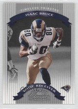 2002 Donruss Classics Timeless Tributes 46/150 Isaac Bruce #36 HOF y0i