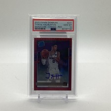 2020-21 Donruss Tyrese Haliburton Auto - Signature Choice Red RC - PSA 10 #/99